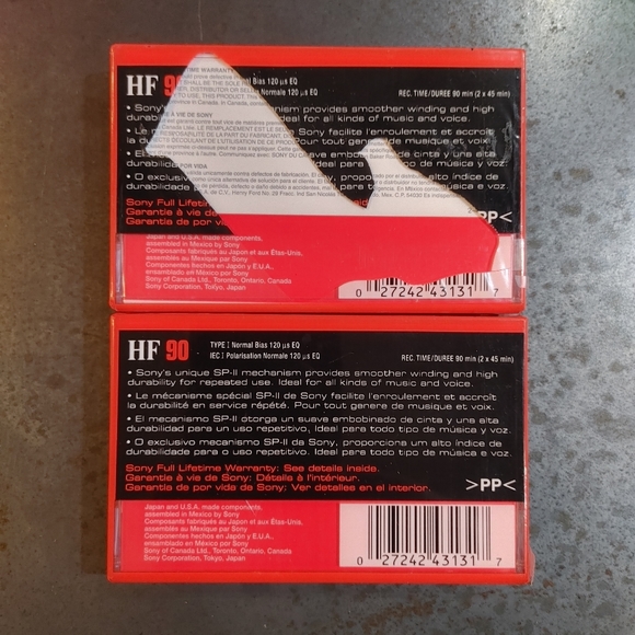 Brand new Sony audio cassettes - Picture 2 of 2